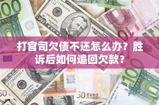 北京打官司欠债不还怎么办？胜诉后如何追回欠款？