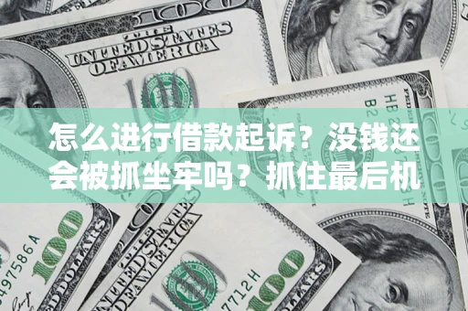 北京怎么进行借款起诉？没钱还会被抓坐牢吗？抓住最后机会！