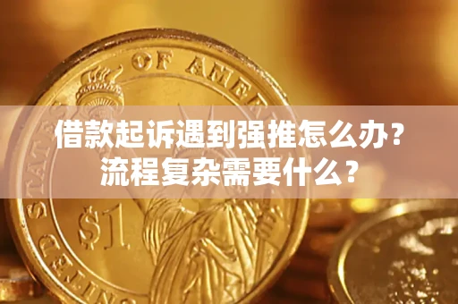 北京借款起诉遇到强推怎么办？流程复杂需要什么？