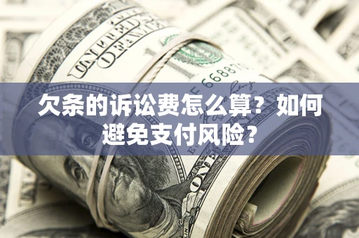 北京欠条的诉讼费怎么算？如何避免支付风险？